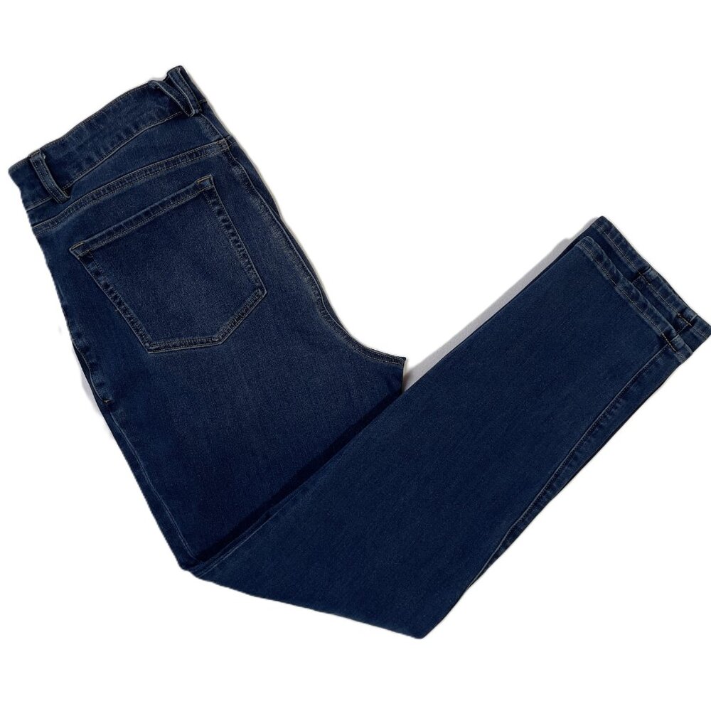 Duluth Trading Jean-etics High Rise Slim Leg Front Seam Size 10P - Picture 3 of 14